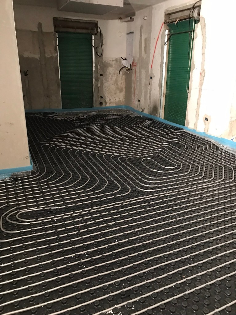 Impianto di riscaldamento a pavimento installato da Idro Elettro Project Bologna